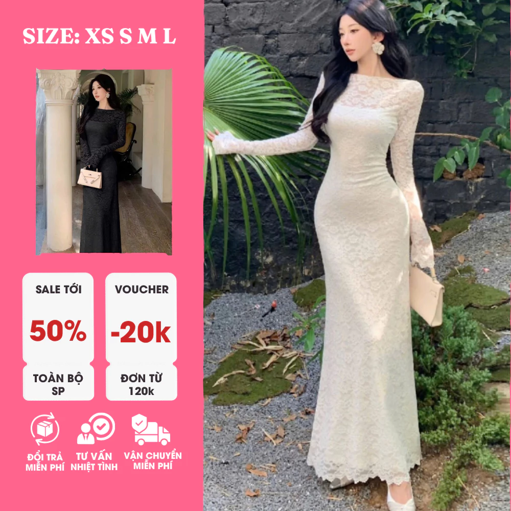 ĐẦM BODY REN CAO CẤP – ÔM DÁNG QUYẾN RŨ, THANH LỊCH, SANG TRỌNG (CÓ SIZE S–M–L)