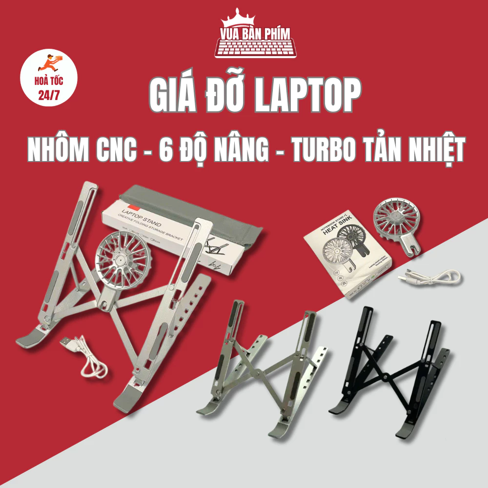 Giá đỡ laptop, macbook , ipad N3 gấp gọn điều chỉnh độ cao chống mỏi cổ , đế tản nhiệt kê laptop 14 inch 15.6 inch