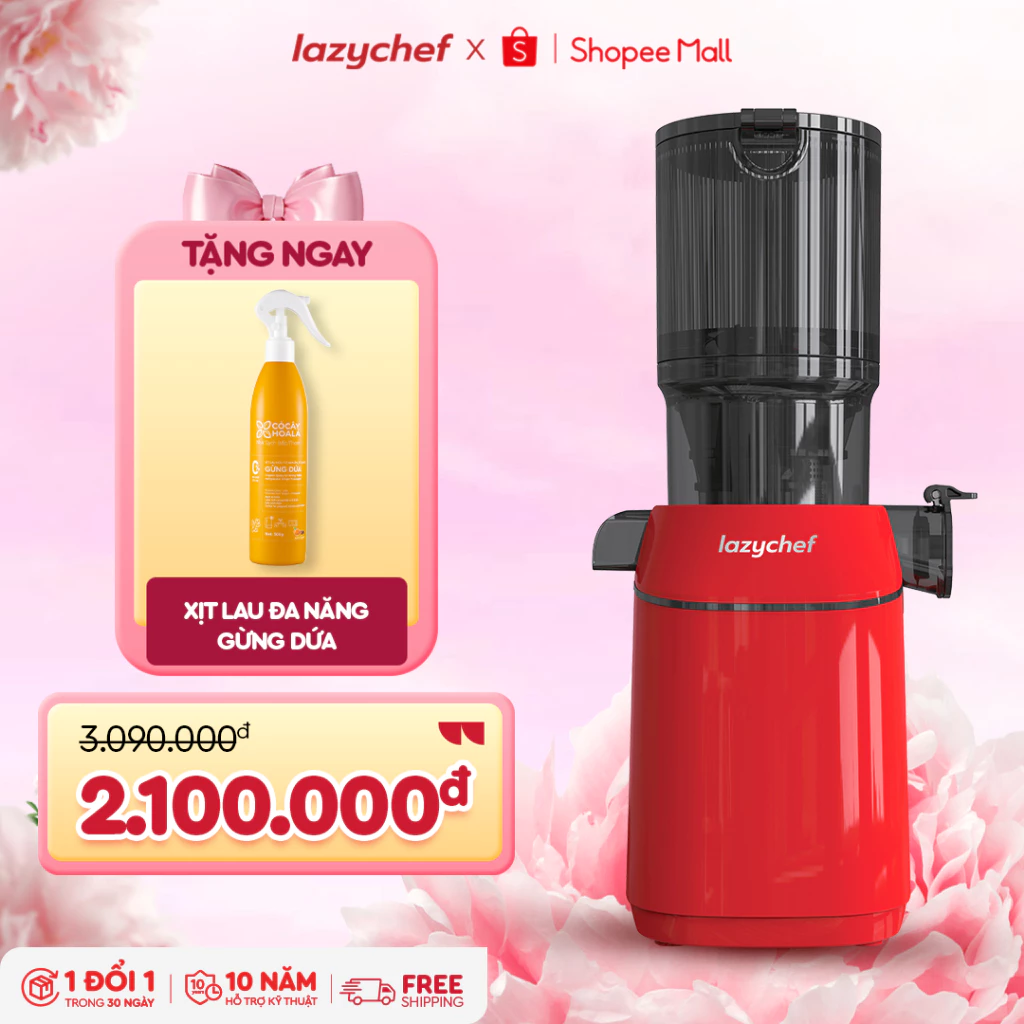 Máy Ép Chậm Nguyên Quả Lazychef 3S Dòng Premium 200W