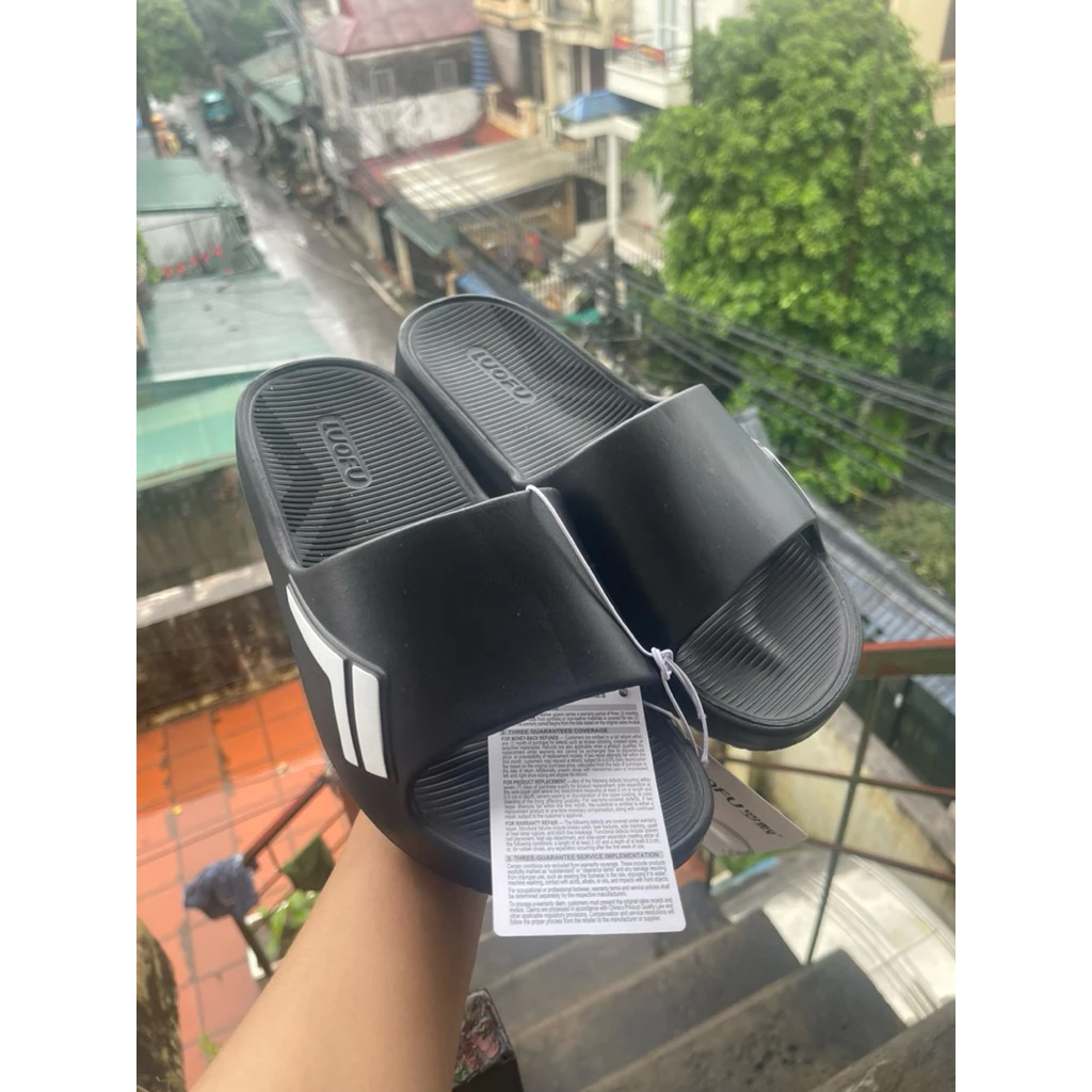Dép lê Luofu nam nữ chính hãng full box, siêu nhẹ 4 màu đế lót xốp siêu êm giúp cảm giác chân nhẹ nhàng chống nước tuyệt