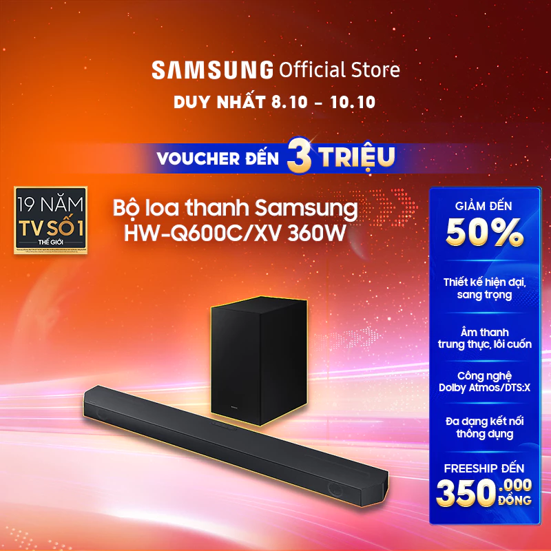 Bộ loa thanh Samsung HW-Q600C/XV 360W