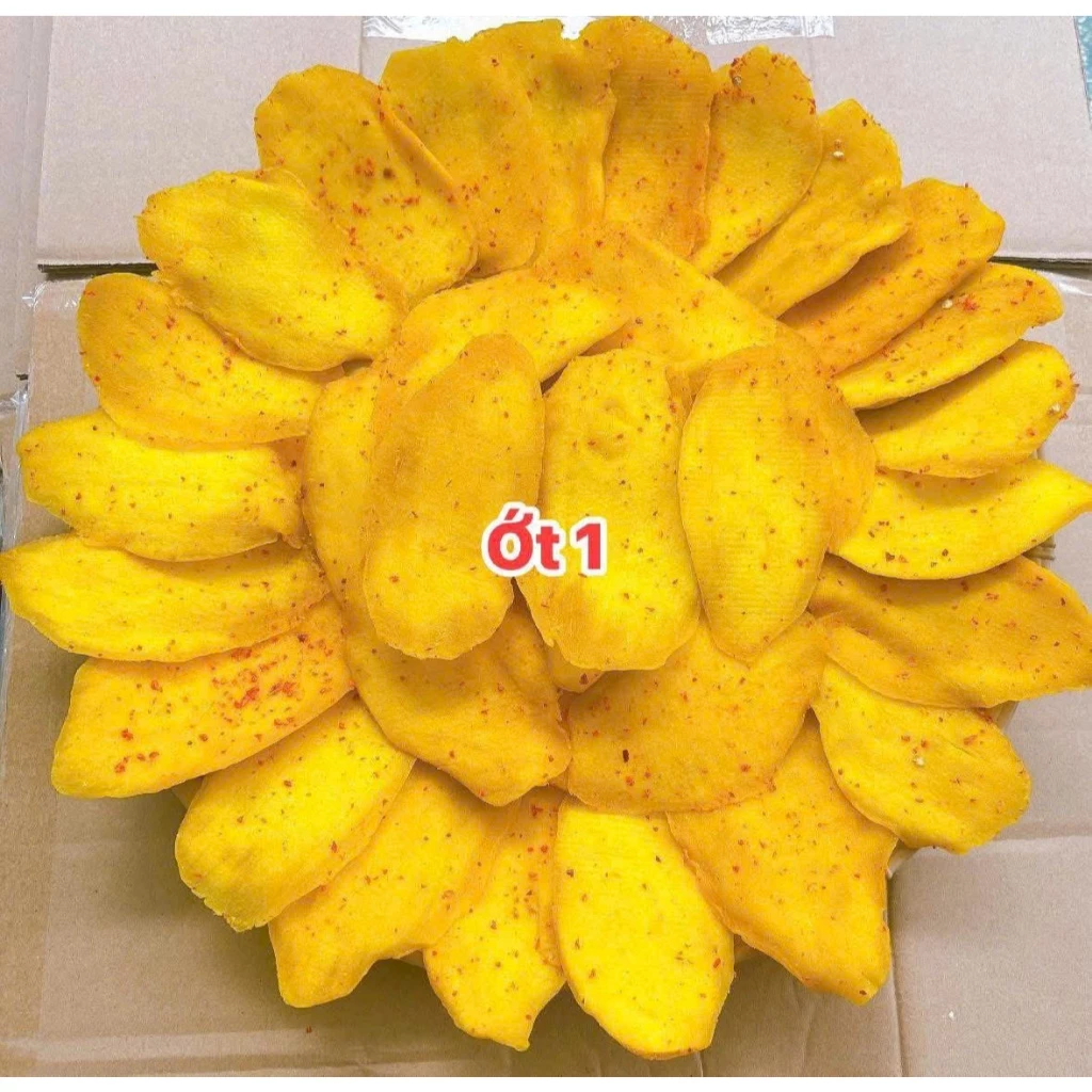 Combo 500gr Xoài Sấy Dẻo + Xoài Sấy Dẻo Muối Ớt 500gr, vị chua ngọt, mềm dẻo, hàng mới thơm ngon