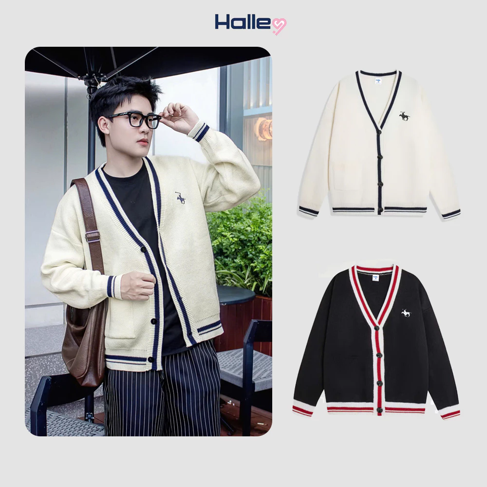 Áo Khoác Cardigan Len Thu Đông Phong Cách Hàn Quốc Thời Trang Thu Đông HalleY N38