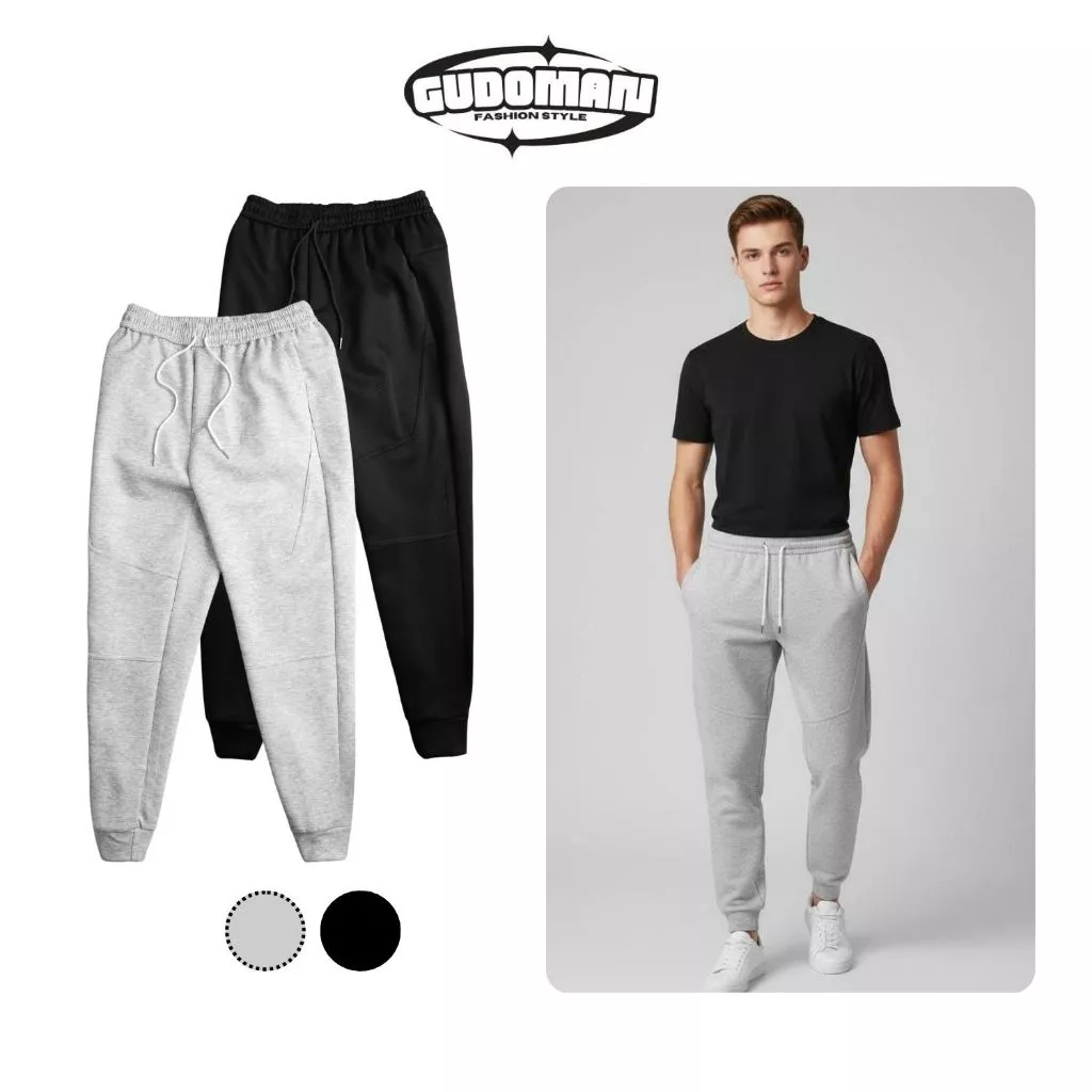 Quần Nỉ Jogger Nam 2 Màu Chất Nỉ 2 Da Dày Dặn Quần Dài Nam Thu Đông GUDO Q01