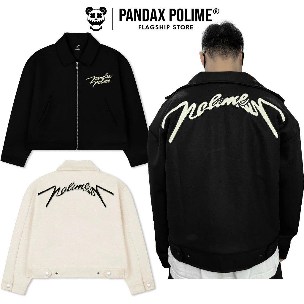 Áo khoác boxy jacket varsity local brand bomber hất dạ ép nỉ croptop unisex px pandax polime