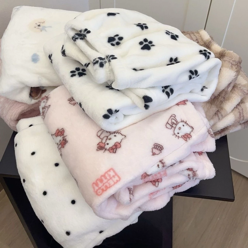 𝐂𝐡𝐚𝐫𝐥𝐨𝐭𝐭𝐞.𝐨𝐝_ Quần Ngủ Nỉ Lông Ống Rộng Nhiều Hoạ Tiết Hoạt Hình Dễ Thương