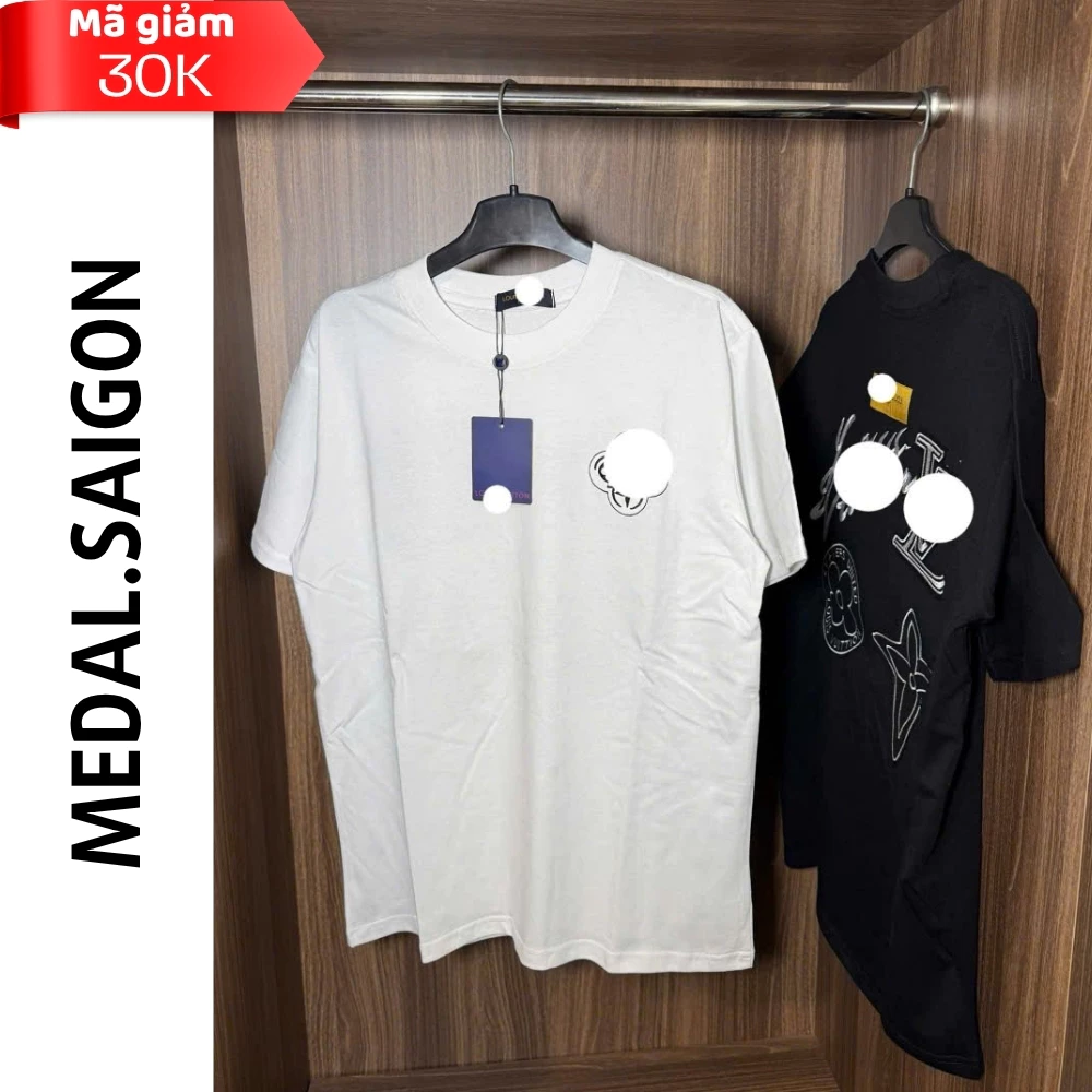 Áo Phông In Hình Hot Lver Hoa – Chất Cotton Hàn Mát Lạnh, Form Rộng Basic Unisex Nam Nữ