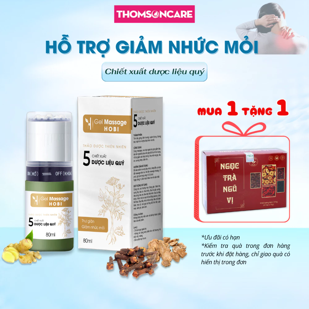 Con lăn massage hobi, cạo gió từ dược liệu kết hợp đầu bi lăn ion, cho dân văn phòng đau mỏi vai gáy, chơi thể thao