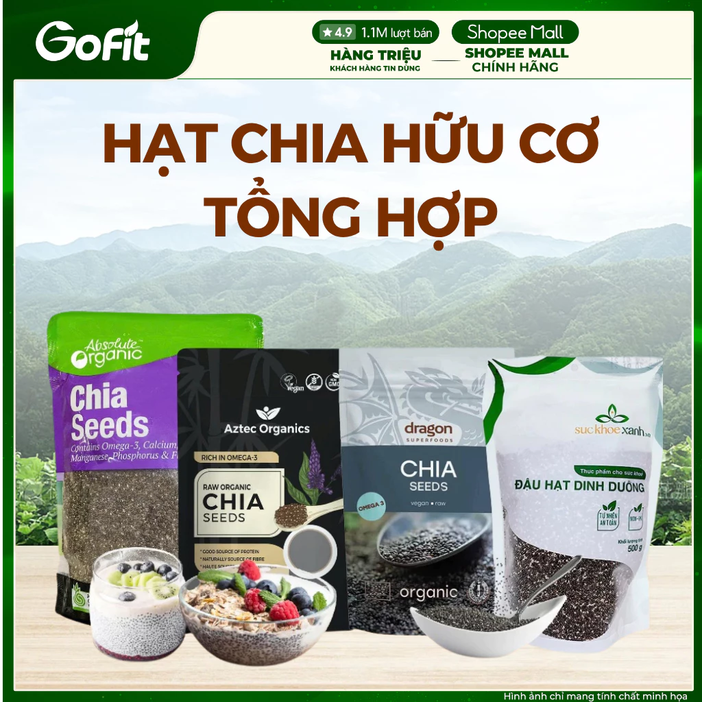 Hạt Chia Absolute Organic Gofit Mart