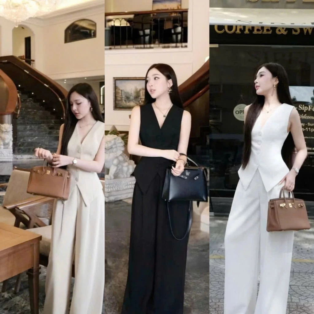 (BIG SIZE) SÉT GILE NỮ QUẦN DÀI MẪU MỚI SANG CHẢNH, LỊCH SỰ, TRANG TRỌNG THỜI TRANG