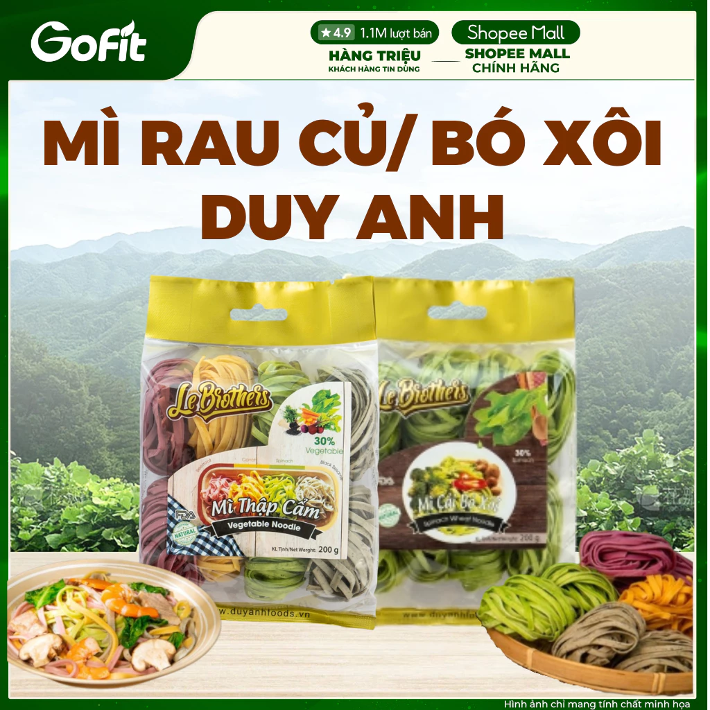 Mì Rau Củ - Bó Xôi DUY ANH Healthy