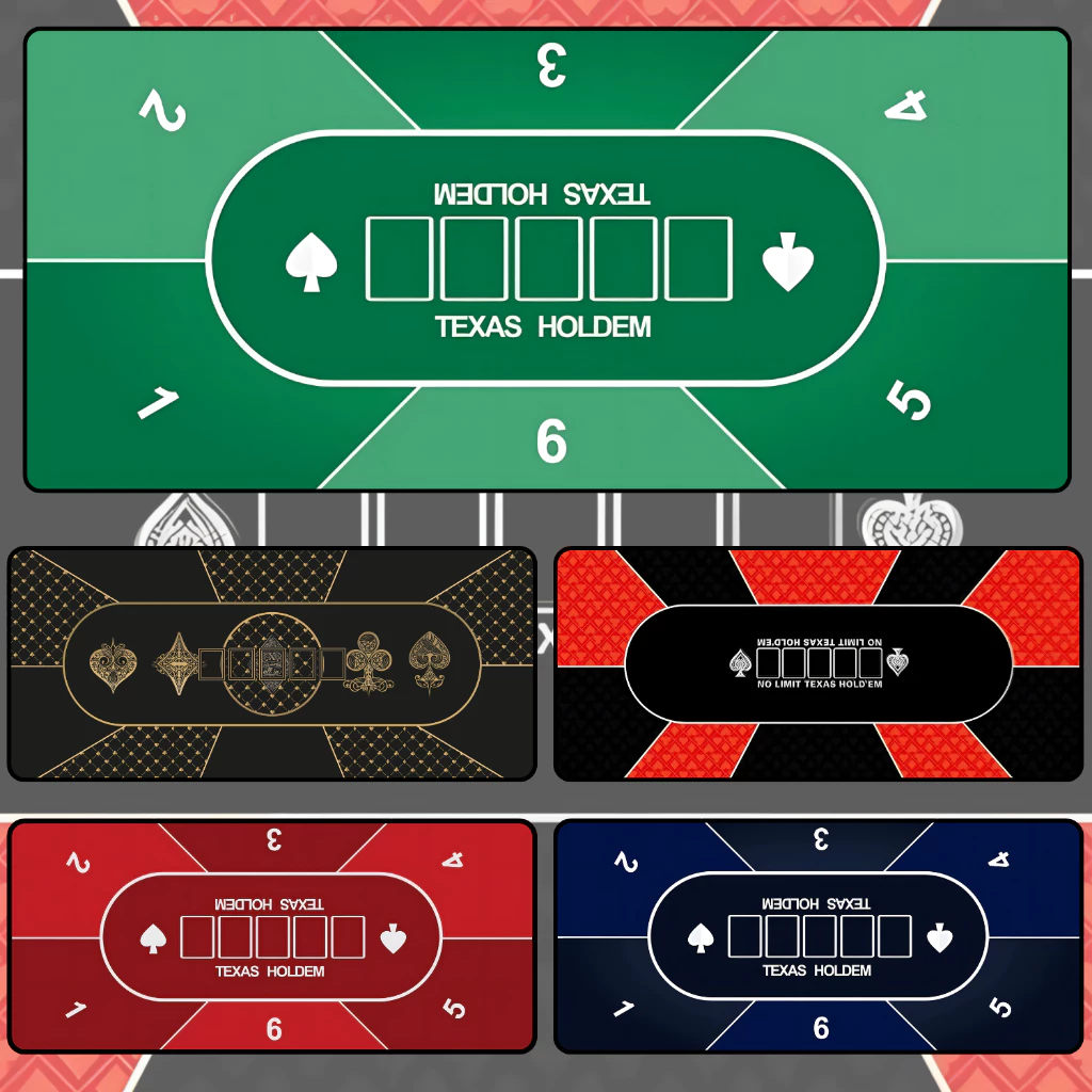Bàn Di Chuột, Tấm Lót Chuột THẢM POKER PLAYMAT Cỡ Lớn 80x30cm / 90x40cm / 120x60cm Chống Trượt, Bền Đẹp