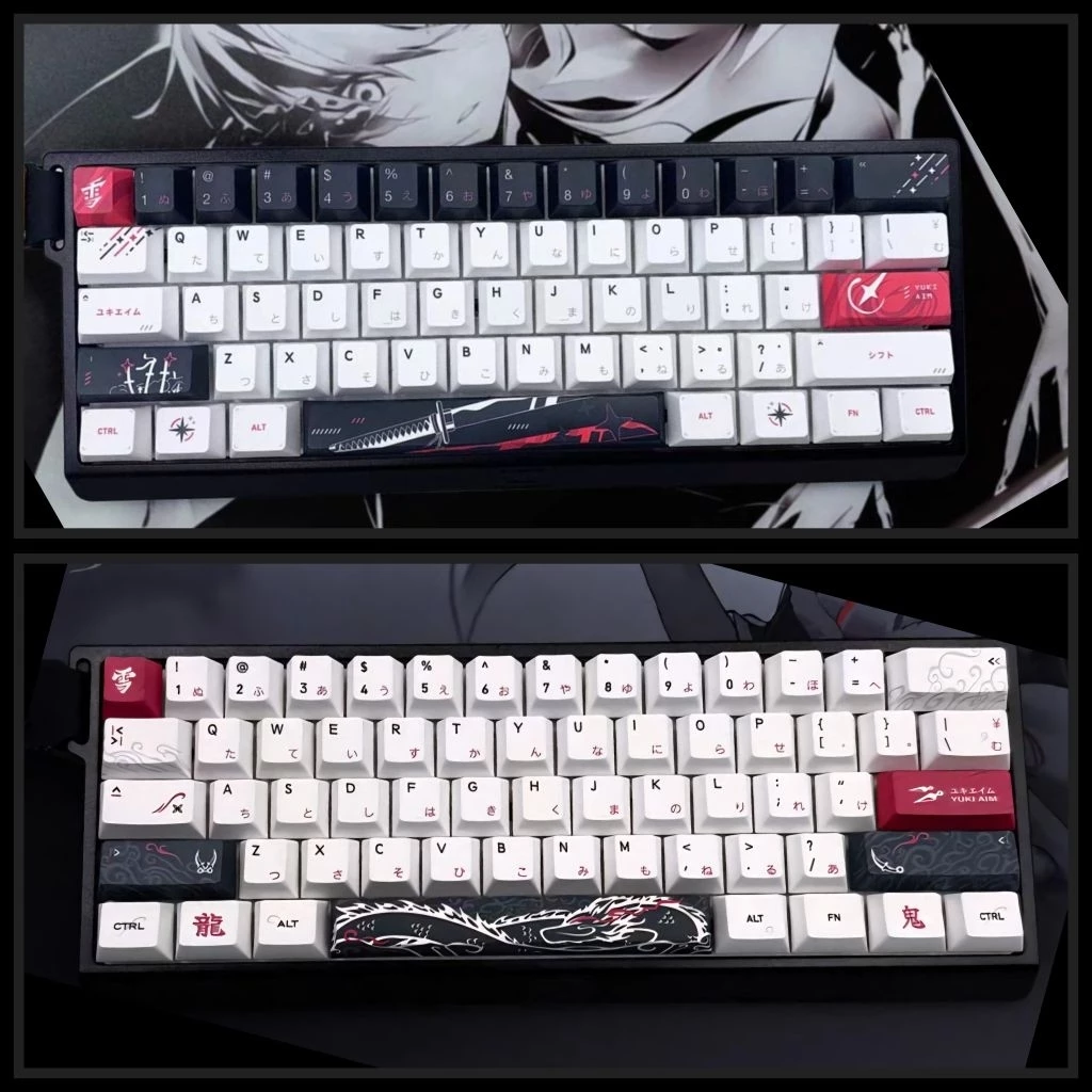 Keycap Anime Yuki Aim cherry PBT custom cho bàn phím