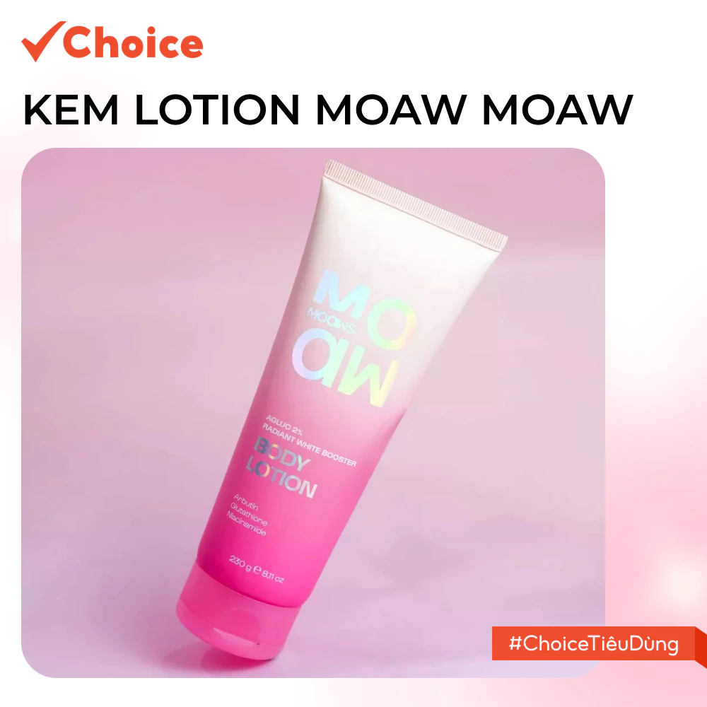 [Choice] Kem Lotion MOAW MOAWS ES-67.69 Dưỡng Ẩm Đều Màu, Mềm Mịn Da, Hương Nhẹ Nhàng, Không Bết
