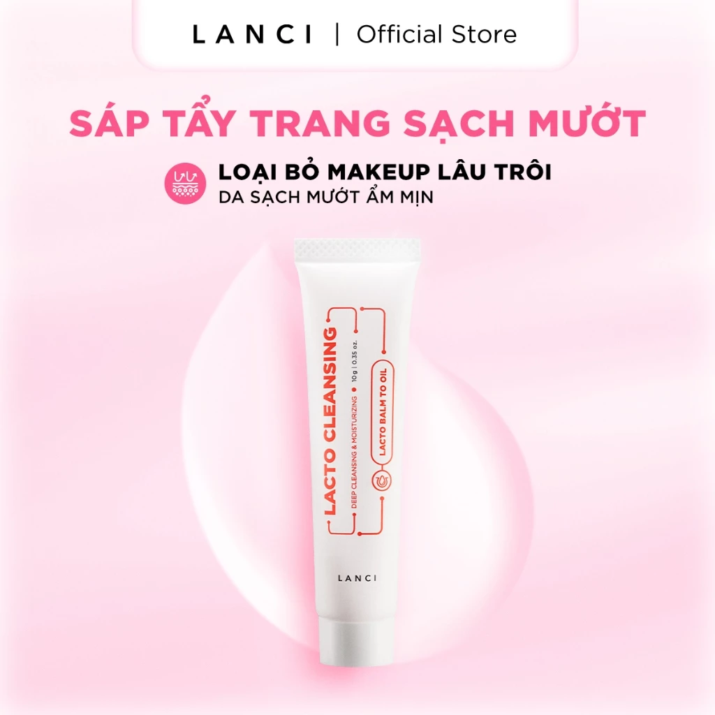 Sáp Tẩy Trang LANCI sạch sâu da mềm mịn không khô căng minisize 10ml