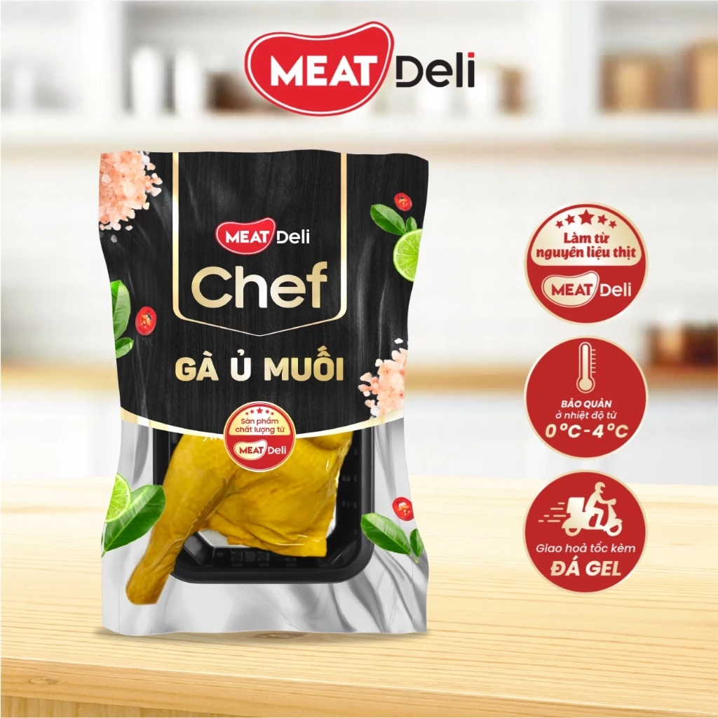 Gà ủ muối MEATDeli Chef 450gr