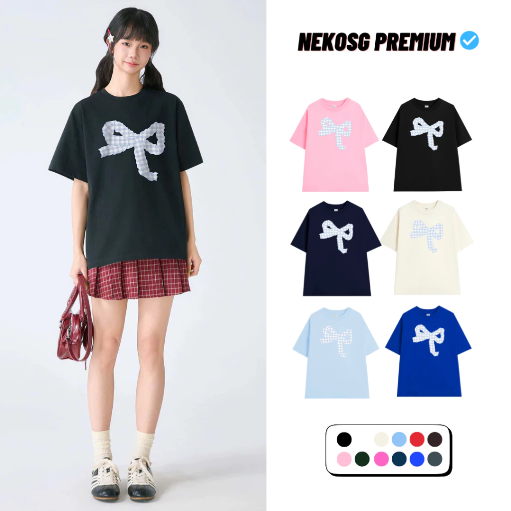 Áo thun tay lỡ form rộng unisex Neko.sg ATL561