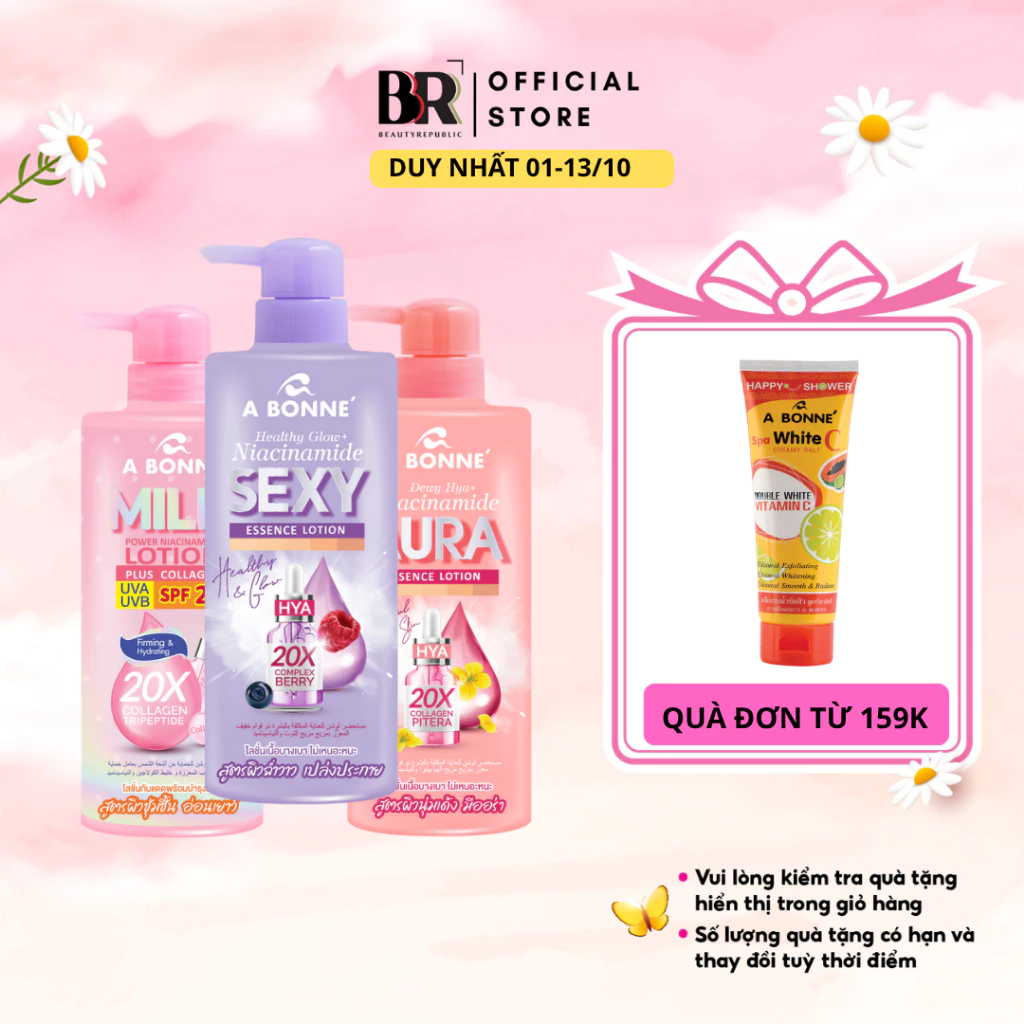 Sữa Dưỡng Thể Dưỡng Sáng Cấp Ẩm Hương Nước Hoa A Bonne' Ban Đêm 500ml