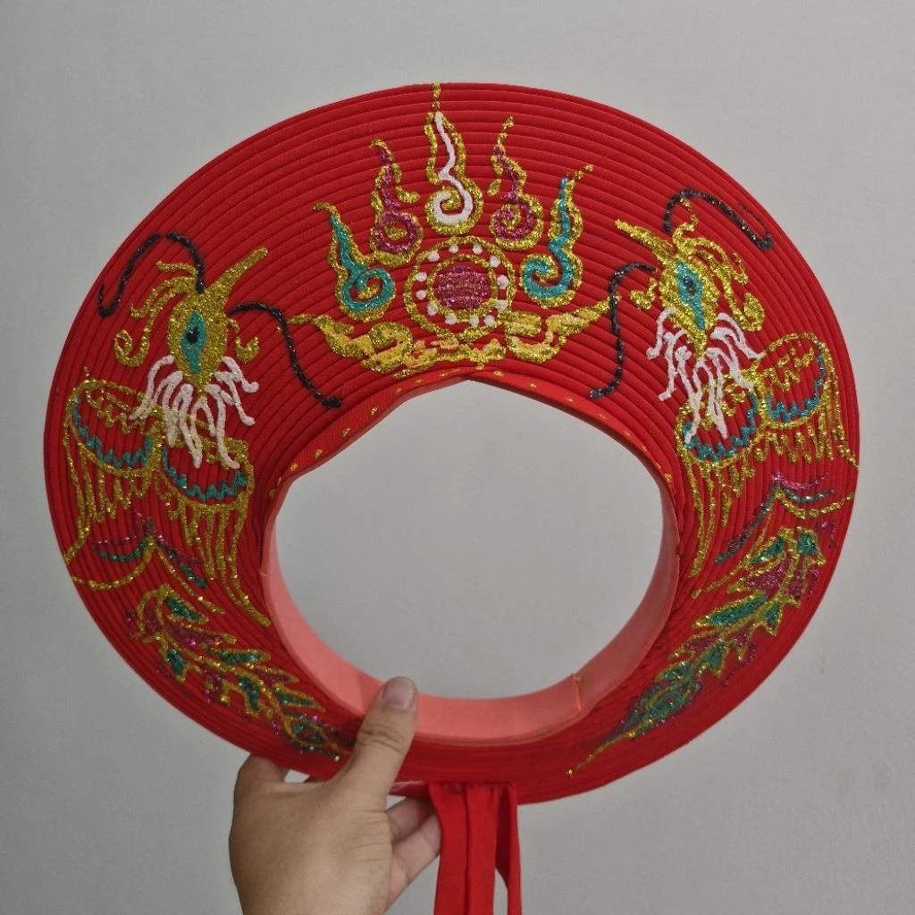 Khăn xếp  nữ tế lễ, khăn xếp kết hợp cùng áo dài lễ hội, Đạo cụ phụ kiện Nguyễn Nhật