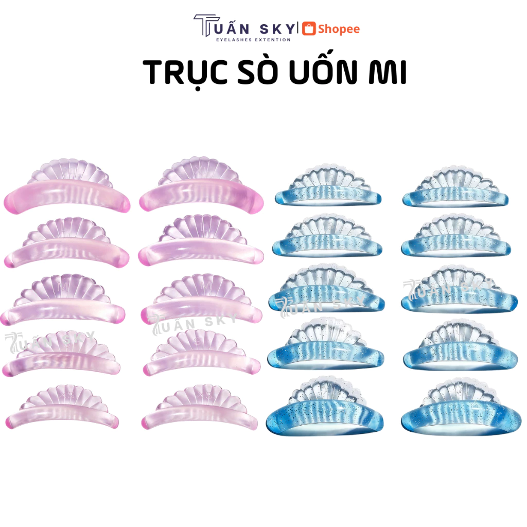 Trục Uốn Mi Vỏ Sò, Trục Sò Uốn Mi, Bộ Trục Uốn Mi , Trục Làm Mềm Lông Mi - Tuấn SKY