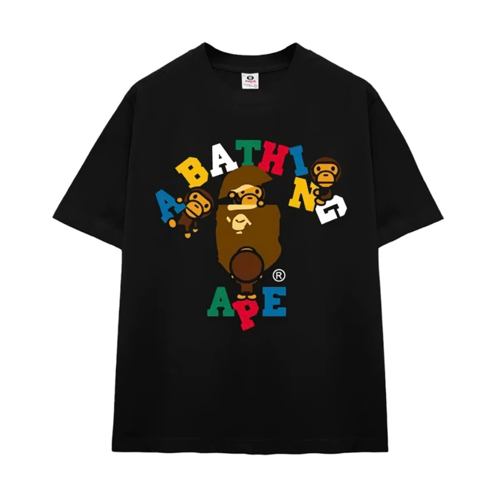 Tổng Hợp Áo Thun Bape Unisex Bape Cotton 2 Chiều Dày Dặn - Vải Không Xù Lông Mềm Mịn