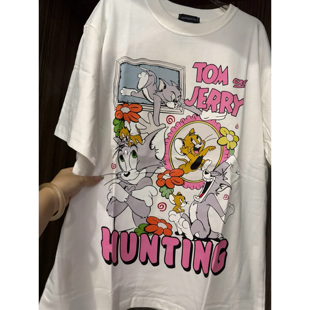 Áo Thun Hoạt Hình Hunting - Unisex Dày Dặn - Phong Cách Thời Trang - Cotton Mềm Mịn