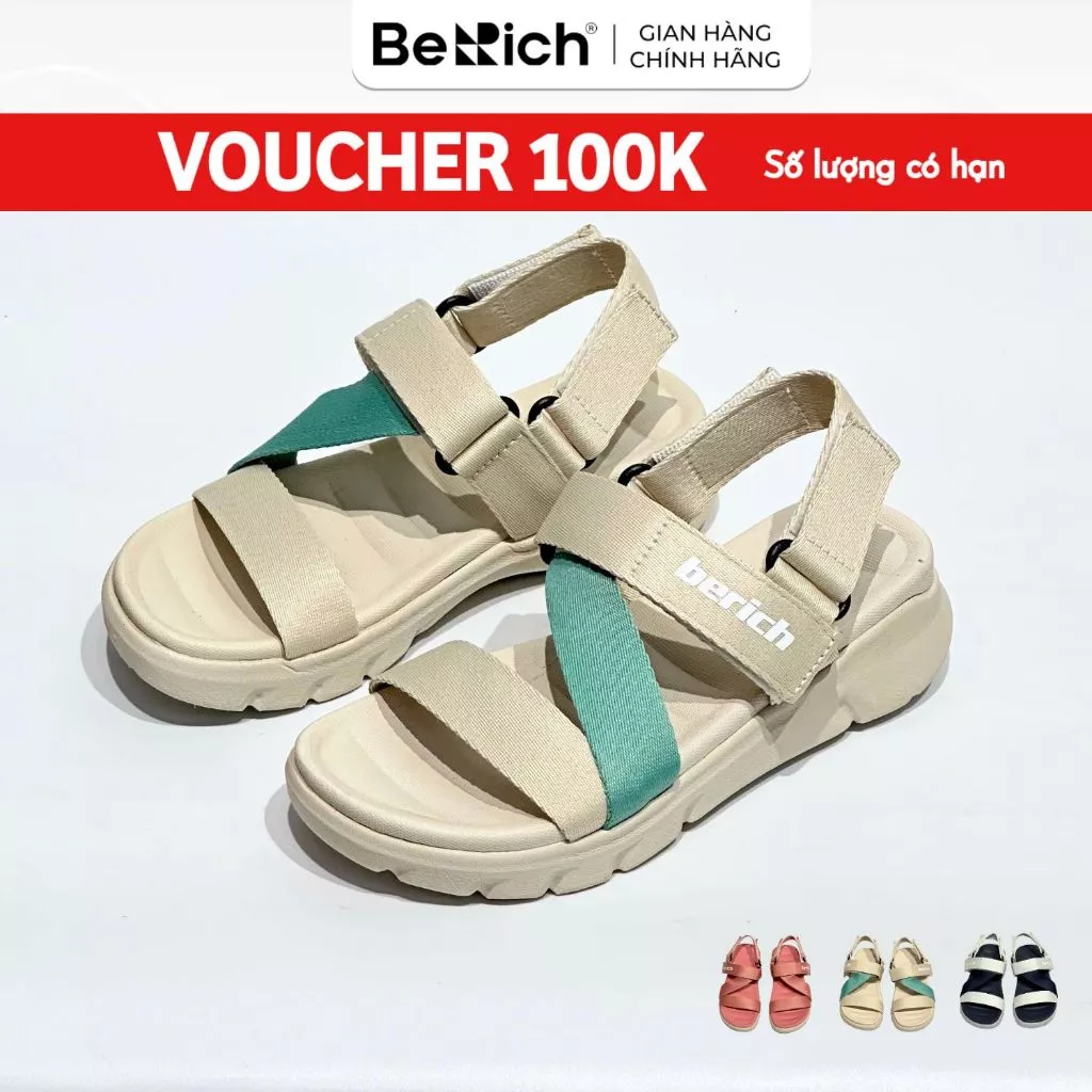 Sandal Berich Bé Trai Bé Gái Đi Học Nhẹ Bền Êm Dép Quai Hậu TL02