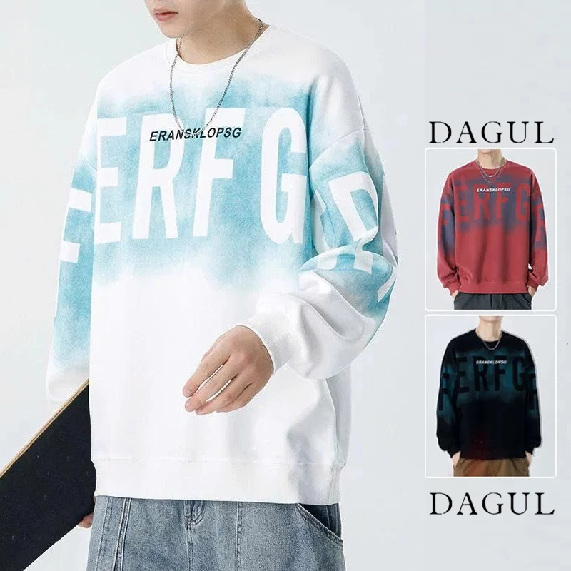 (M-60) Áo nỉ 2 da dài tay sweater DAGUL IN CHAM  mềm mịn mặc thoải mãi