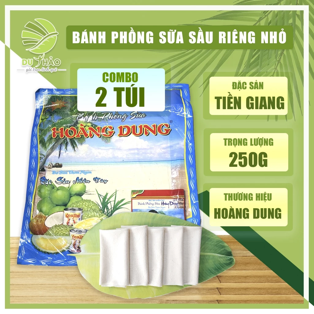 [COMBO 2 GÓI] Đặc Sản Bánh Phồng Sữa Khoai Mì Cao Cấp 250G - Bánh Tráng Sữa Miền Tây Nước Cốt Dừa Thơm Ngon Nhiều Vị