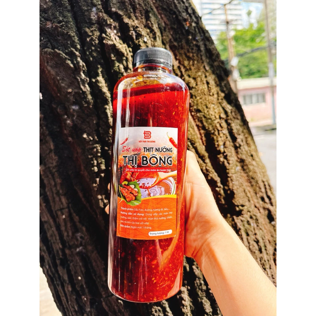 SỐT ƯỚP THỊT NƯỚNG THỊ BÔNG CHAI 1 Lít
