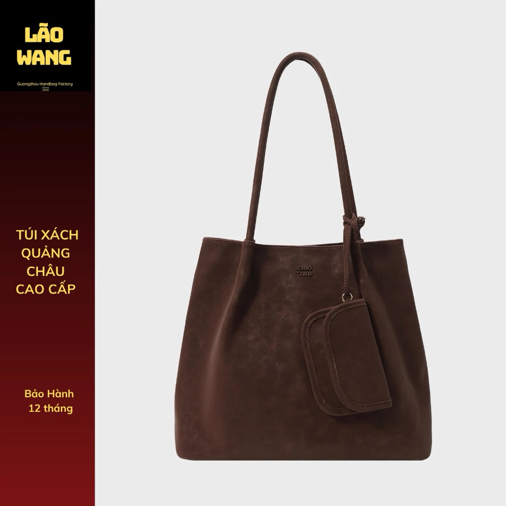 Túi Xách Nữ Chio2nd Chio266 - Đeo Chéo, Dáng Tote Da Lộn, Siêu Đẹp, Thời Trang Sang Trọng