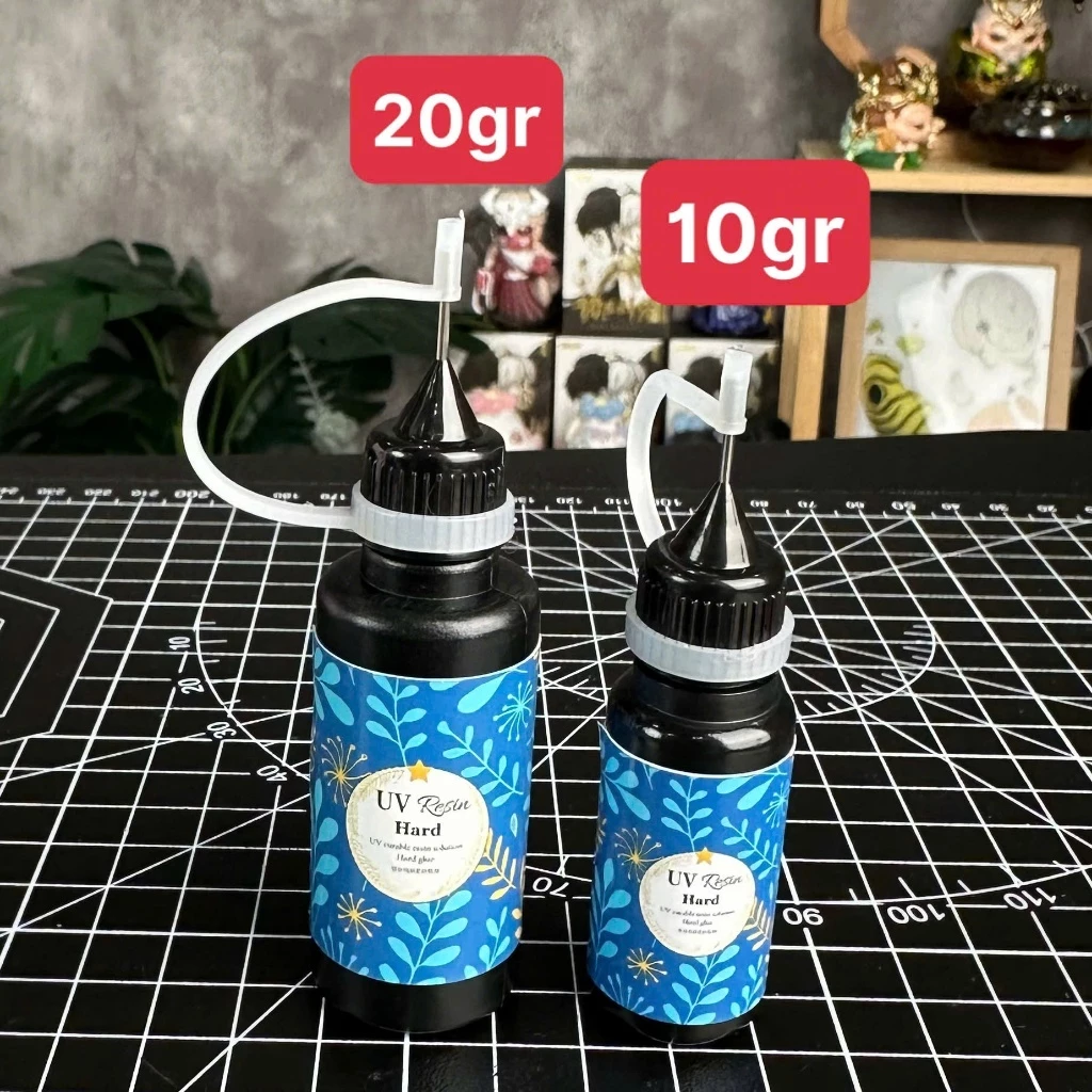 [Keo UV Resin Hard] Trong suốt, Không Mùi, Nhanh Khô,epoxy trong suốt,dùng đổ khuôn, đồ handmade