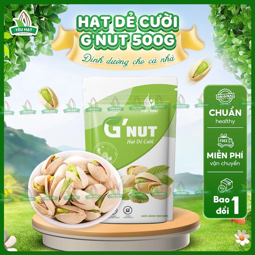 [CAO CẤP] Hạt Dẻ Cười Úc G'Nut Nhập Chính Hãng KHÔNG TẨY, Giòn Ngon Tốt Cho Sức Khỏe (Yêu Hạt)