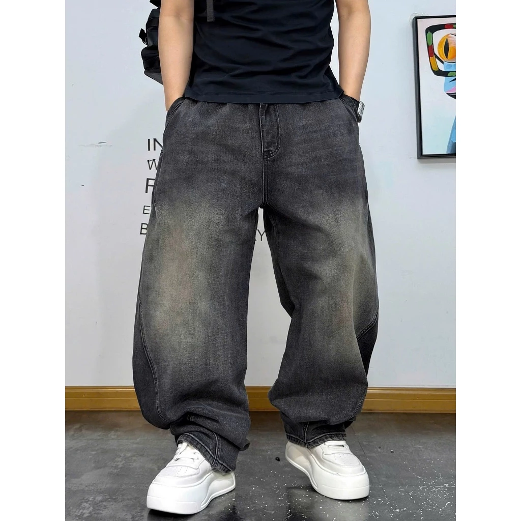 Quần Jean Nam KENZA FASHION KJ150,Quần jean nam ống rộng, cạp chun co dãn,  chất demin dày dặn, mềm