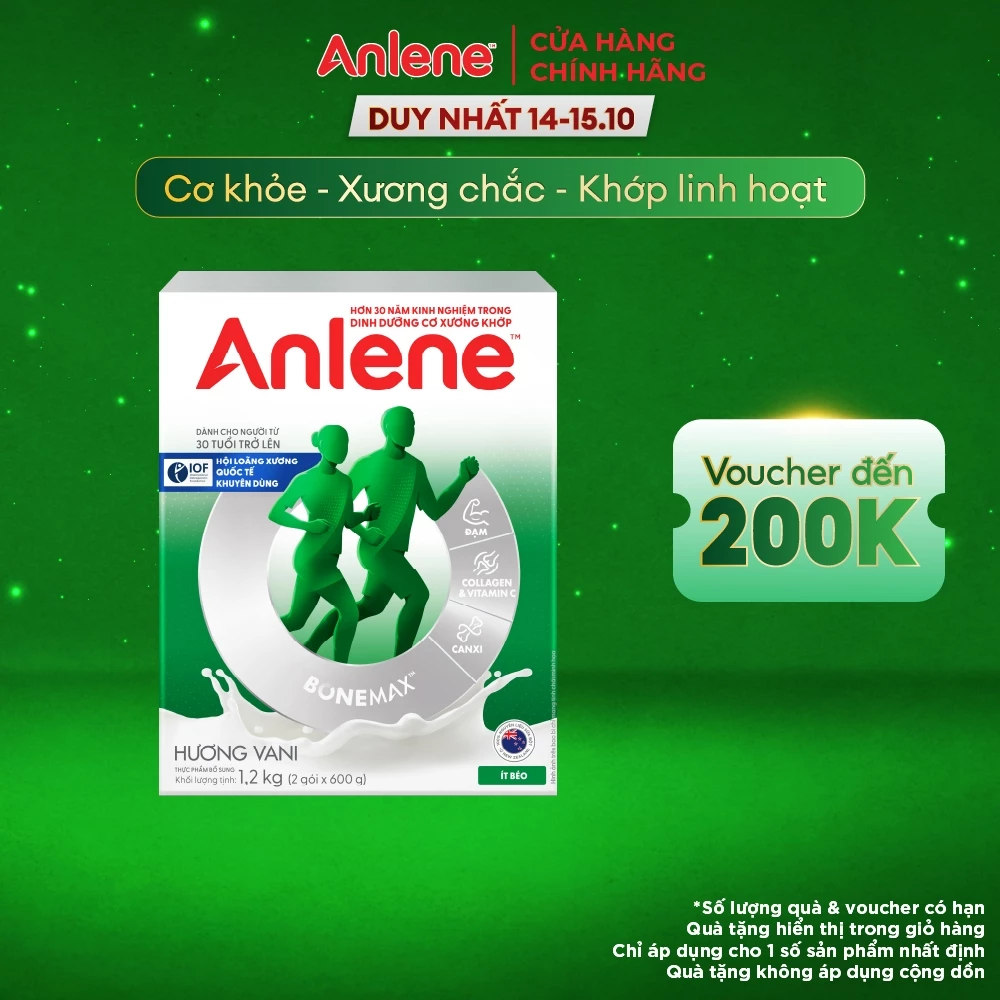 Sữa Bột Anlene Hương Vani 1.2kg