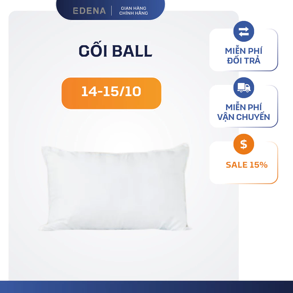 Ruột gối ball kích thước 50*70