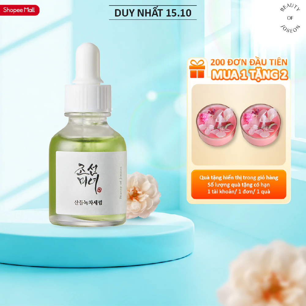 Tinh chất trà xanh làm dịu phục hồi Beauty Of Joseon Calming Serum : Green tea + Panthenol 30ml