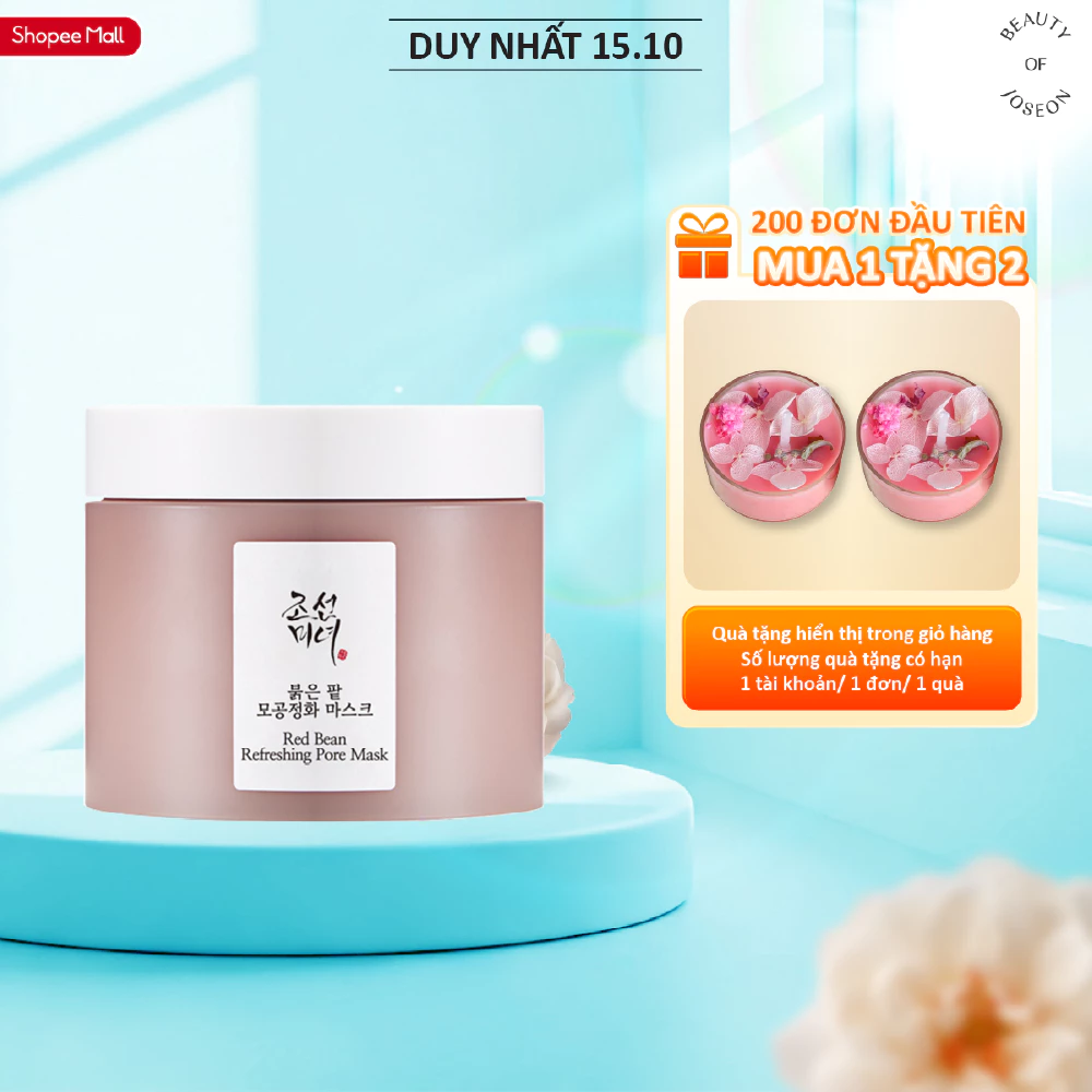 Mặt nạ đậu đỏ làm sạch da Beauty Of Joseon Red Bean Refreshing Pore Mask 140ml