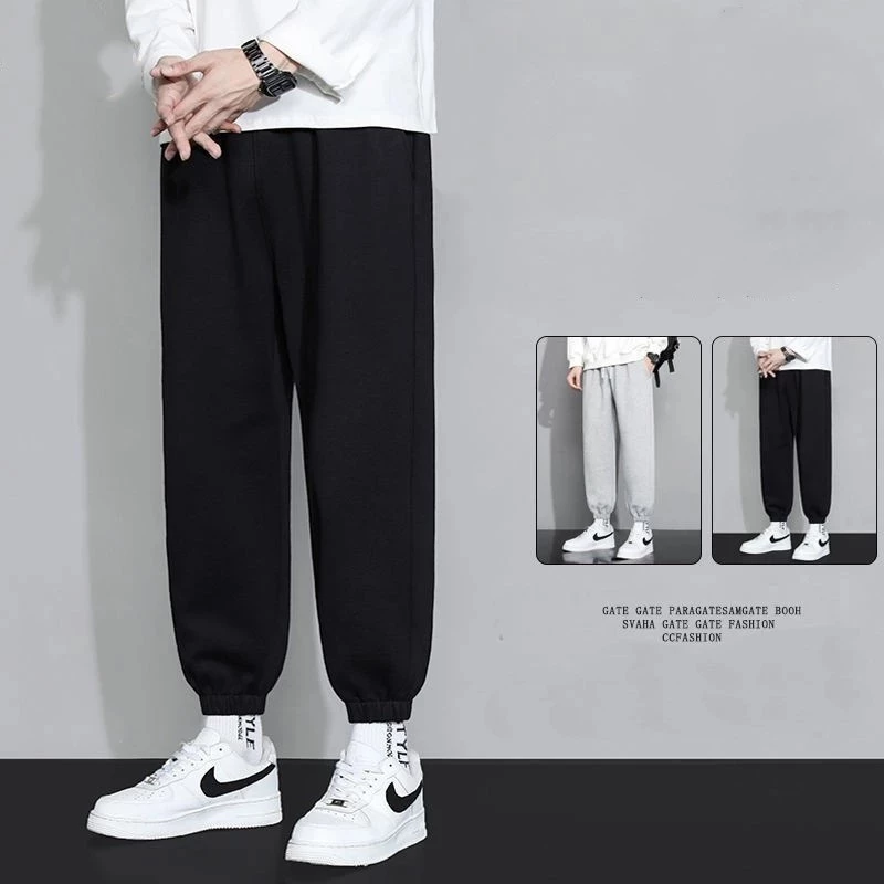 Quần Jogger Nam Nữ Thể Thao Ống Rộng Dây Rút Dáng Hàn Quốc Có Túi - Quần Nỉ Nam Ống Suông Dài Mặc Đi Ngủ Ở Nhà.