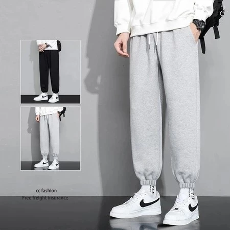Quần Jogger Nỉ Unisex Form Chuẩn Basic Chất Liệu Dày Mềm Giữ Ấm Tốt Phù Hợp Đi Học Đi Làm Đi Chơi Lưng Chun Co Giãn.