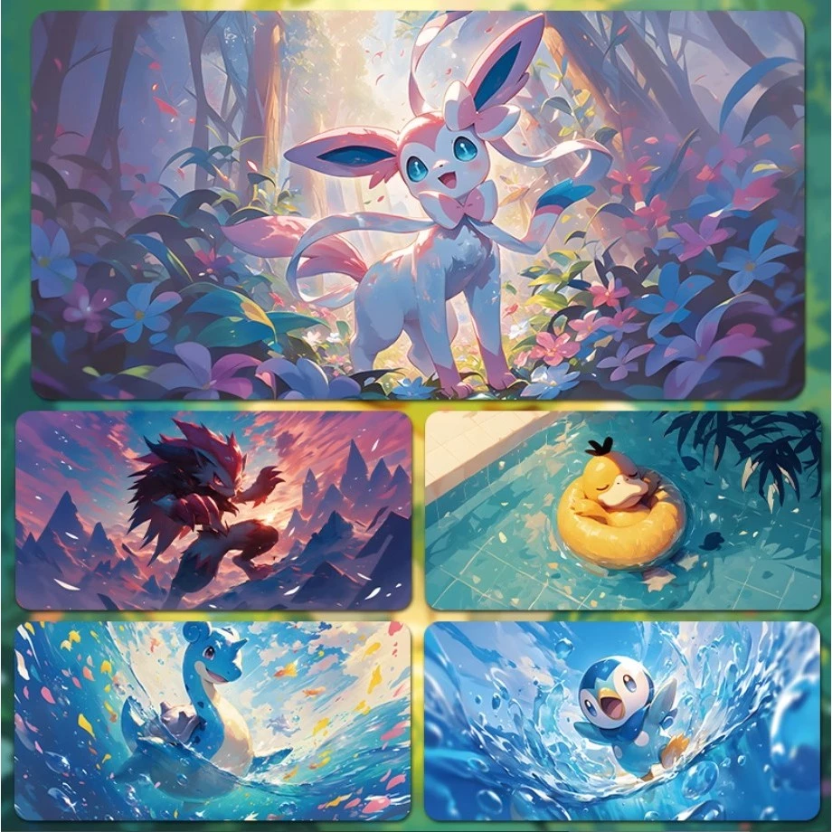 Lót chuột, pad chuột Pokemon siêu đẹp Vua Lót Chuột DESKMAT, mouse pad chống trượt