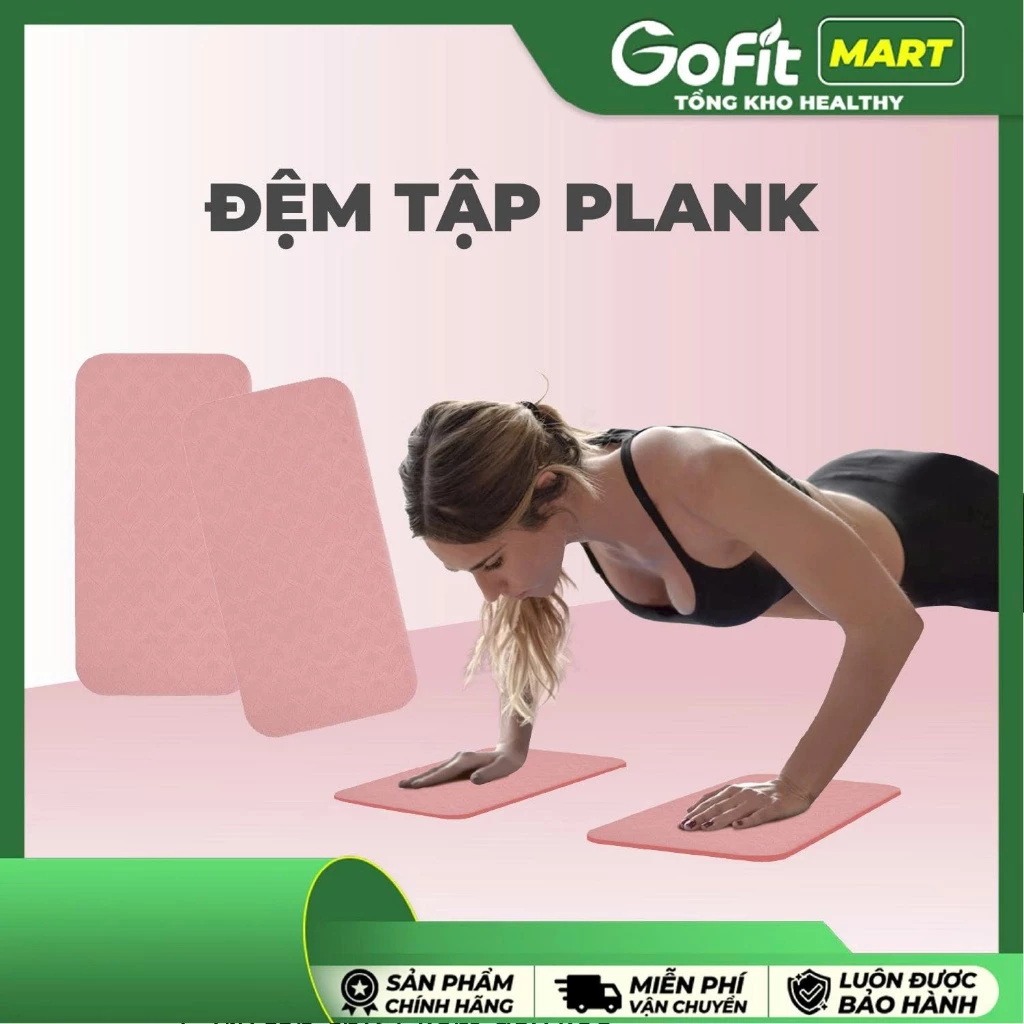 Tấm Đệm lót tập PLANK, đệm lót tập YOGA, chất liệu TPE, đệm kê gối tập yoga gym SIÊU HOT