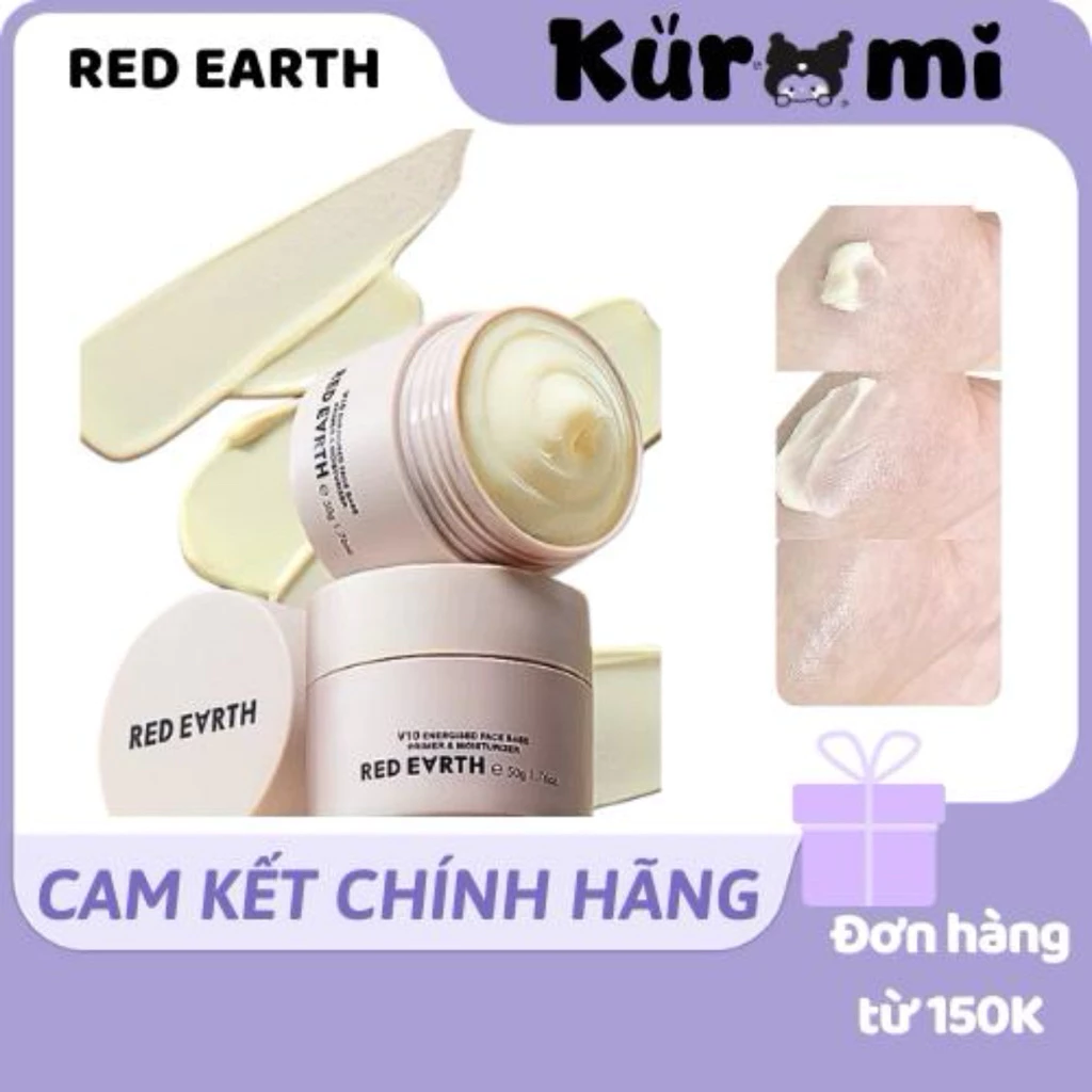 [HỎA TỐC] RED EARTH Kem Lót RED EARTH Dưỡng Ẩm Cao Cấp RED EARTH V10 Red Earth Chính Hãng Che Lỗ Chân Lông Và Dưỡng Ẩm
