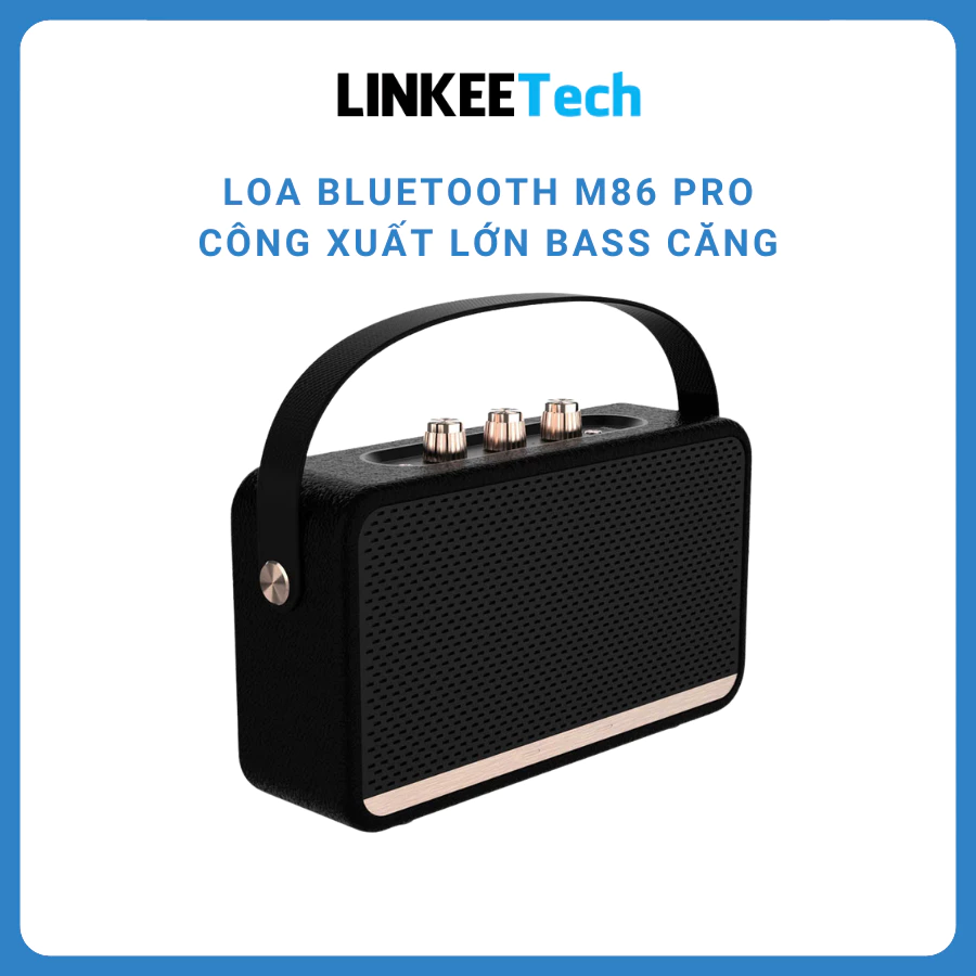 Loa Bluetooth M86 Pro Nhỏ Gọn Tiện Lợi Hỗ trợ thẻ Micro SD Hàng Chính Hãng- LINKEETECH