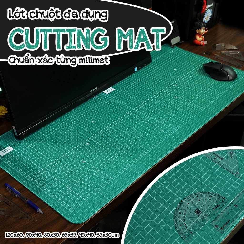 Lót Chuột Cutting Mat - Bản Đo Kỹ Thuật Chuyên Nghiệp – Chuẩn xác Nét Từng Milimet - Kích thước lớn