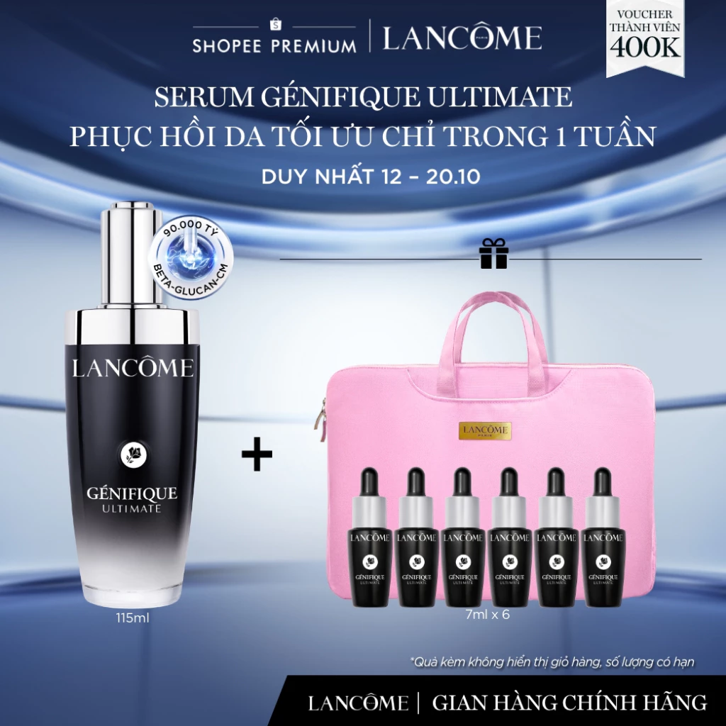 Serum Phục Hồi Da Tối Ưu Trong 1 Tuần Lancome Genifique Ultimate B115ml