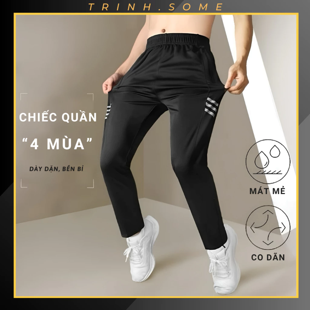 Quần dài thể thao nam nữ co giãn đa năng thấm hút, co giãn tốt. Mã: QQ