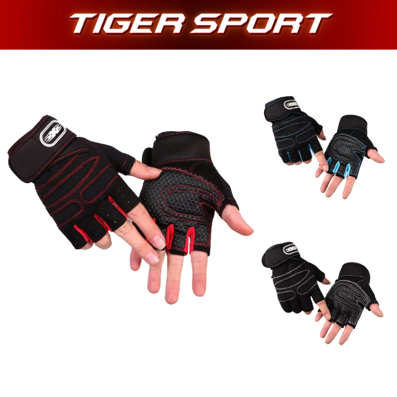 Găng Tay Tập Gym XXX Sport , Có Đệm Lòng Bàn Tay Dày Dặn Kết Hợp Dây Quấn Cổ Tay, Tập Thể Thao, Gym