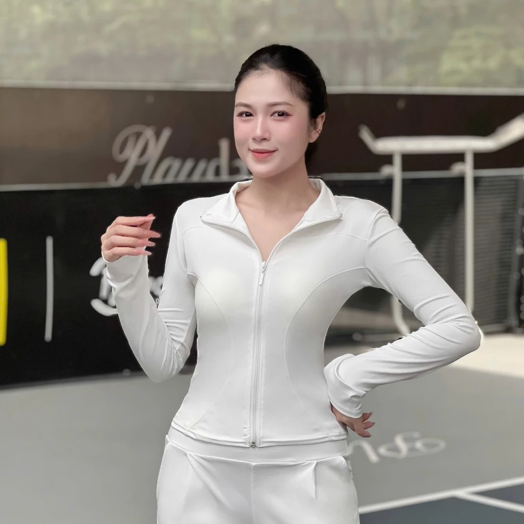 Áo Khoác Thể Thao Nữ Tập Pickleball, Tennis, Chạy Bộ, Tập Gym