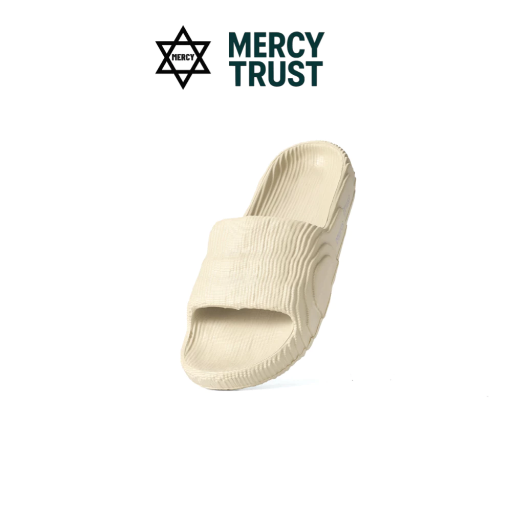 [TẶNG TÚI HALLOWEEN + Vớ] Dép Đúc MERCY TRUST ADILET Quai Ngang Nam Nữ Phong Cách Đơn Giản Thoải Mái Tối Đa